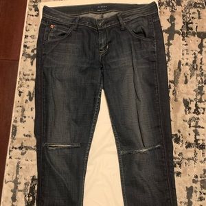 Hudson dark gray skinny jeans